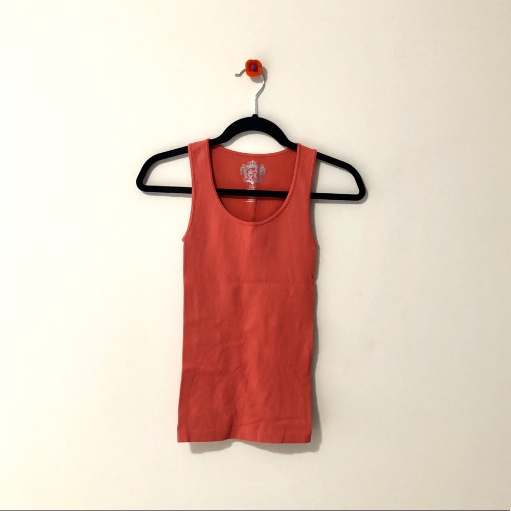 Sugarlips Ribbed Tank - Rust Orange